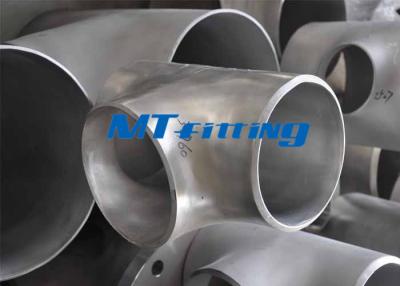 China ASTM A815 Stainless Steel Butt Welded Fittings Equal / Reducing Tee Seamless for sale