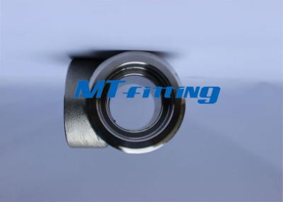 China Forged High Pressure Pipe Fittings , F11 / F22 Stainless Steel Socket Welded Tee for sale