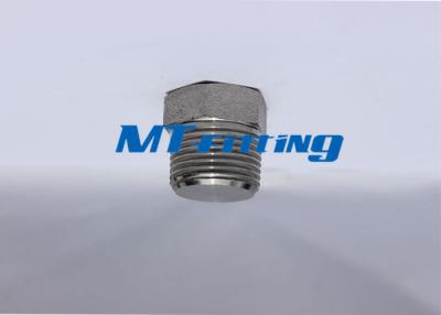 China ASTM A182 F304 / 304L / 304H Hex Head Plug Forged High Pressure Pipe Fittings for sale