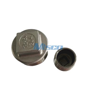 China ASTM A351 304 316 Stainless Steel Square Plug Casting Pipe Fittings for sale