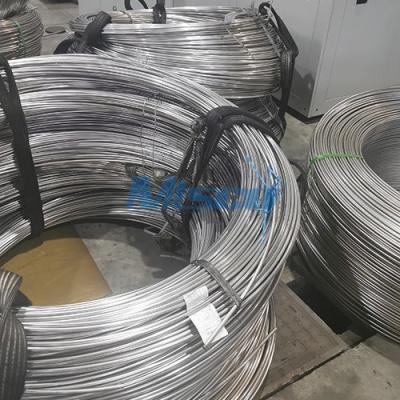 China S31803/2205 soldó con autógena la tubería inoxidable de la bobina de la sola base multi para el instrumento en venta