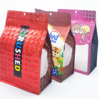 China Wholesale Custom Food Resealable Plastic Bags Food Packaging Holder Up Pouch Zip Lock Bag for sale