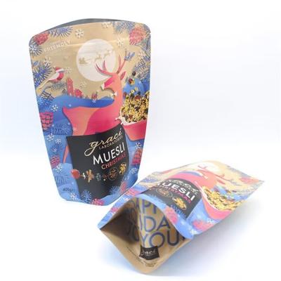 China Food Custom Design Food Storage Zipper Shape Bag Stand Up Pouch for sale