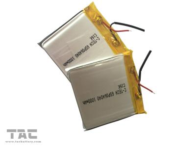 中国 3.7V 1000MAH李-装置を追跡するためのイオン ポリマー充電電池 販売のため