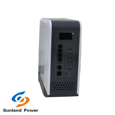 China 2000W Power Station 5324WH Lithium Battery For Home With AC Output And Wheels for sale