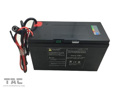 Cina pacchetto 75ah Smart BMS della batteria ricaricabile di 12V LiFePO4 con la custodia in plastica dell'ABS in vendita