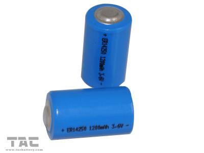 China Batería de litio de la densidad de alta energía 3.6V ER14205 1200mAh para la máquina del control numérico en venta