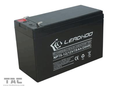 Cina pacchetto della batteria al piombo della guarnizione del pacchetto 12V 7.5ah della batteria 12V per illuminazione solare in vendita