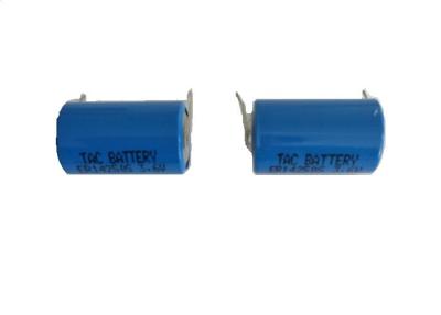 Cina Batteria al litio 1/2AA Li-Soci2 800mAh di ER14250 3.6V per la batteria ad alta temperatura in vendita