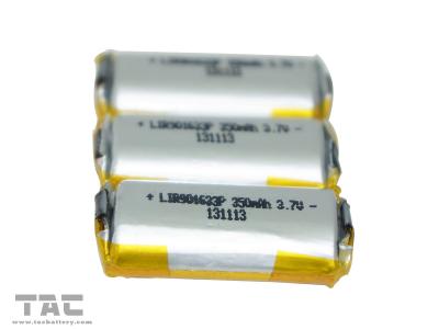 China batería grande 3.7V LIR08500P del E-cig 350mAh con el CE/ROHS/BIS en venta