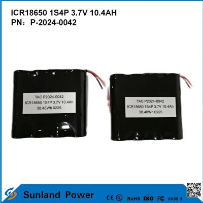 China ICR 18650 1S4P Battery For A Versatile, High-Capacity Lithium Battery Solution, Voldoet aan de lange levensduur van de batterij voor meerdere apparaten, Biedt betrouwbare energie voor medische apparaten met een laag vermogen. Te koop