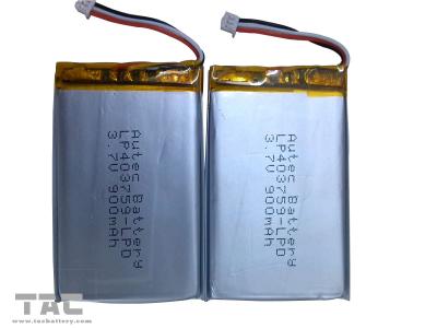 Chine Paquet LP403759 3.7v 900mah de batterie de polymère de lithium pour le PC de Tableau à vendre