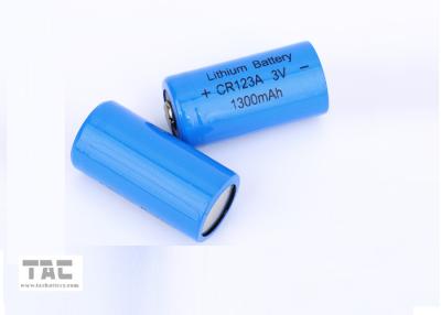 Cina Batteria al litio di densità di alta energia 3.0V CR123A 1300mAh Li/MnO2/batteria primarie di Li-Mn in vendita