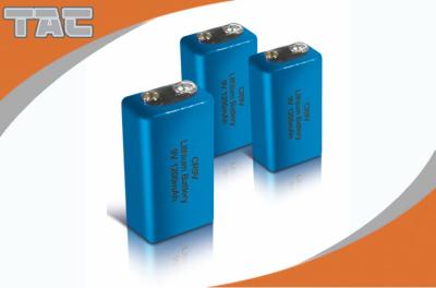 China Toda a gama de temperatura Li-MnO2 CR 9V 1200mAh bateria de funcionamento à venda