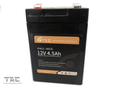 Chine Paquet électrique de batterie de l'automobile 4.5ah 12V LiFePO4 à vendre