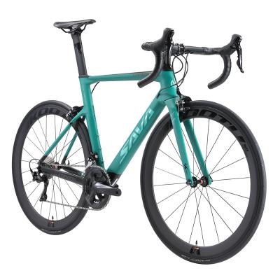 China SAVA SHIMANO R8000 full carbon fiber road bike 700C 22 speed carbon frame road city bicycle racing bikes for adult bicicleta for sale