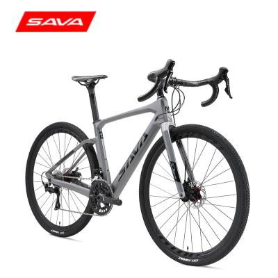 China SAVA SHIMANO R11-R7000 Carbon Fiber Gravel Road Bike Carbon Fiber Frame Road Bike 700C Gravel Bike 22 Speed ​​For Adult Disc for sale