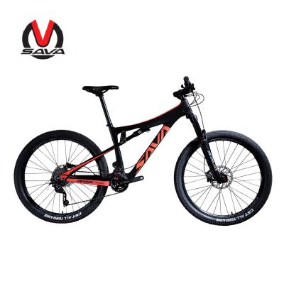 China SAVA Exercise Fitness Freestyle 27.5 Aluminum Alloy FULL SUSPENSION Carbon Fiber MTB Bike Mountain Bike for sale