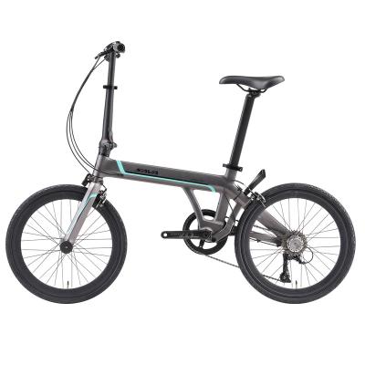 China Carbon Fiber SAVA 20 Inch 9 Speed ​​Carbon Fiber Folding Bike Single Arm Mini Fold Bike SHIMANO Rear Single Folding Bikes for sale