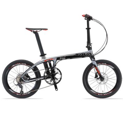 China Wholesale Disc Brake Stylish Dual Carbon 20 Inch Carbon Fiber Foldable Bike For Sale for sale