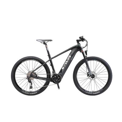 China SAVA Factory Price Carbon E-Bike Carbon Fiber Electric Bicycle MTB Carbon Bike 36V 10.4AH 350W 27.5 for sale