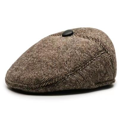 China Fashion\comfortable\durable winter beret medium hat of the elderly elderly and warm multi-functional thickened men's windproof hearing protection for sale