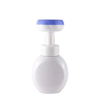 China Easy To Carry 250ml 300ml Empty Facial White PET Detergent Foam Foam Plastic Pump Bottle for sale