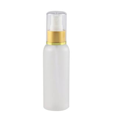 China BEAUTY PACKAGING 100ml Fine Spray Bottle Forest Pet Spray Bottle Clear Plastic Mist Bottle With Gold Sprayer High Quality for sale