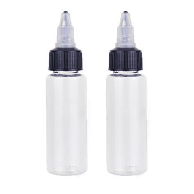 China BEAUTY PACKAGING 35ml Pet Dropper Bottle Sauce Bottle PET Clear Plastic Squeeze Eliquid Bottle With Twist Cap for sale