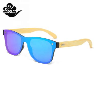 China Fashion Sunglasses Manufacturer Wholesale Custom Logo Sunglasses Handcrafted Bamboo Sun Glasses 686 for sale