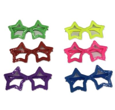 China Fashional Hot Sale Party Supplies Decoration Fashion Star Shape Glasses Without Glass for sale