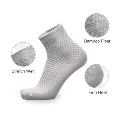 China High Quality Anti-Fault Bamboo Socks Antibacterial Organic And Breathable Custom Socks For Men for sale