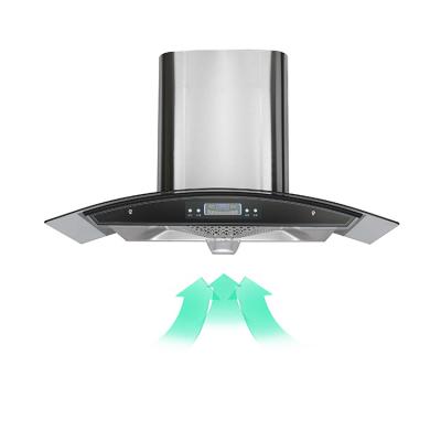 China Household High Quality Best Selling Smoke Extractor Kitchen Black Range Titanium Hood For Cooking for sale