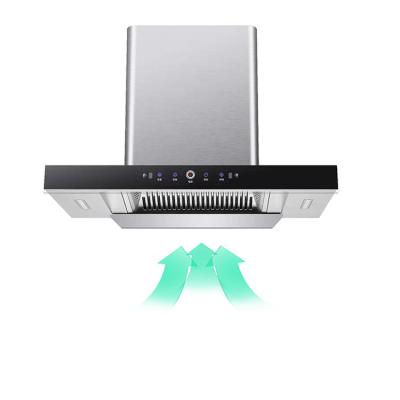 China Restaurant Kitchen Extractor Filter Range Hood Household Customized Electric Cooker Hood for sale