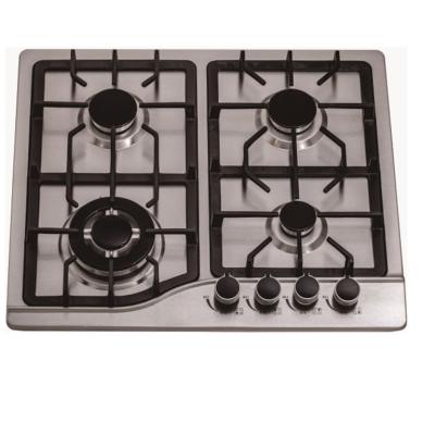 China Household hot selling built-in 60cm 4 burner gas stove/cooking gas cooktop/stainless steel gas hob for sale