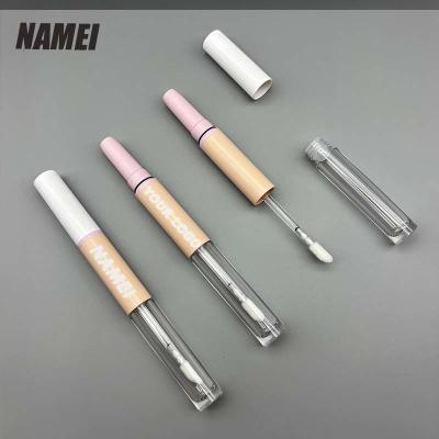 China 2 in 1Double Sided luxury empty lip balm stick lip gloss containers tube lipstick tube lip gloss tubes for sale