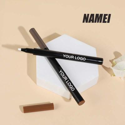 China Liquid Eyebrow Pencil tube with 4 Micro-Fork Tips Applicator Microblading Tattoo Brow Pencil Eyebrow Pen Container for sale