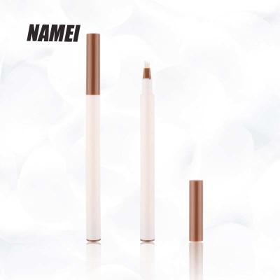 China Private Label Waterproof Fork Tip Eye Brow Tattoo Pen Eyebrow Microblading Pencil Container With Liquid for sale