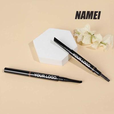 Cina ABS Eyebrow Pencil Tube Cosmetic Packaging Round Eyebrow Pencil Empty Tube Fill Plastic Eyebrow Pencil Container in vendita