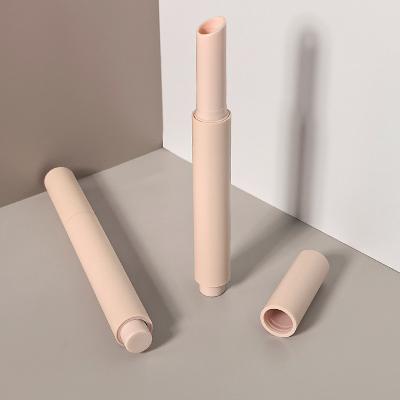 中国 Cylindrical Bevel Bottom Button Lipstick Tube Lip Glaze Tube Container Press Type Lipstick Tube Packaging Material 販売のため