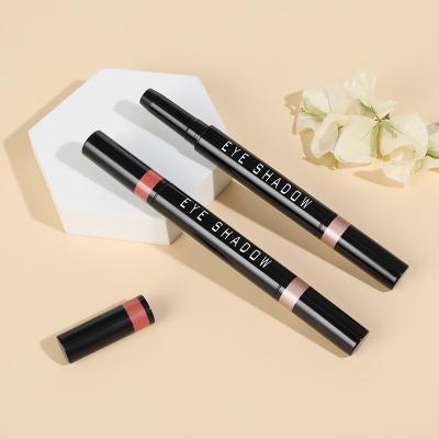 China Double Head Promotional Empty Matte Lipstick Highlighter Pen Eyeliner Eyeshadow Stain Paint Stick Pencil Packaging Conta for sale