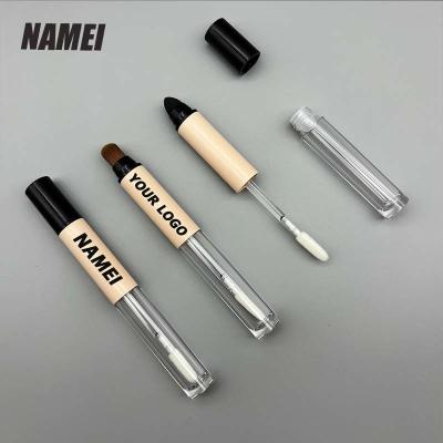 China NOMBRE E Modelo Gloss de labios vacíos / tubos de brillo de labios lindos rellenos y personalizables en venta