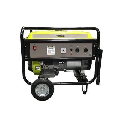 China Potere 7 Voltage Regulator 8Kw 220V 16L /S 25L Plastic Auto Generator Gasoline Nerator Portable Generator for sale