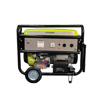 China Small Plastic Household Potere 4.7 Kw 5.5Kw 220V 188F 389Cm Gasoline Generator Alternator Test Bench for sale