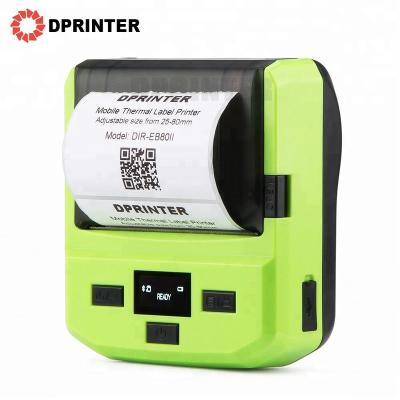 China Portable color 80mm adhesive is suitable for logistics and supermarket label thermal printers for sale