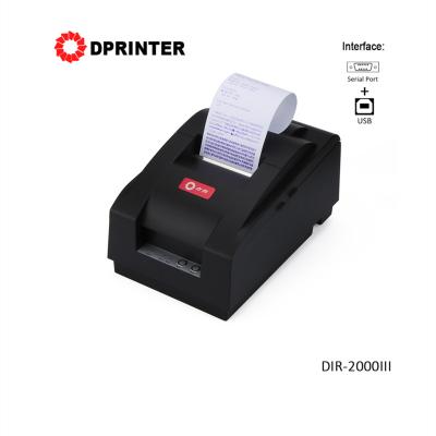 China 76 Pin Black And White Dot Matrix Ticket Thermal Printer for sale