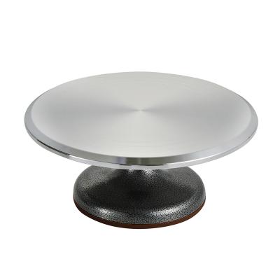 China Amazon Viable Hot Selling Metal 12 Inch Spinning Rotating Decorating Cake Turntable for sale