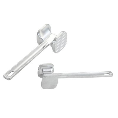 China Best-selling viable household double-sided meat hitting creative loose hammer aluminum alloy meat hammer for sale