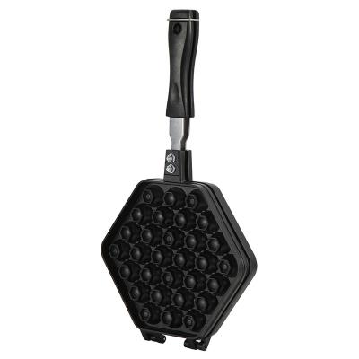 China Household Made Professional Viable Durable High Standard Gas Electric Black Egg Waffle Mold for sale