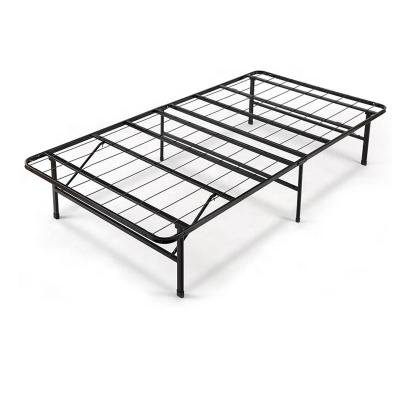 China Cheap Modern Design Metal Foldable Modern King House Bedroom Smart Platform Bed New Frame Smart Low King Size Bed Base for sale